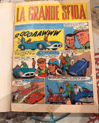 Raccoglitore rigido 1963 con 5 Fumetti vintage
