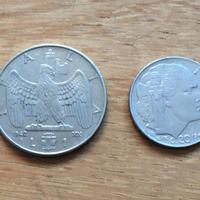 1 Lira 1942 e 20 centesimi 1941