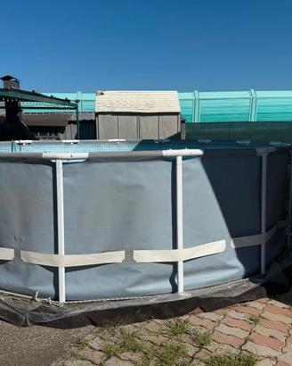 PISCINA INTEX 4,57x1,22m + ACCESSORI