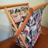 Porta-riviste o porta-lavoro a maglia