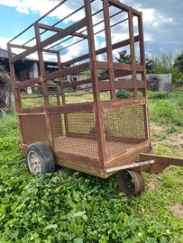 Carrello rimorchio trasporto animali