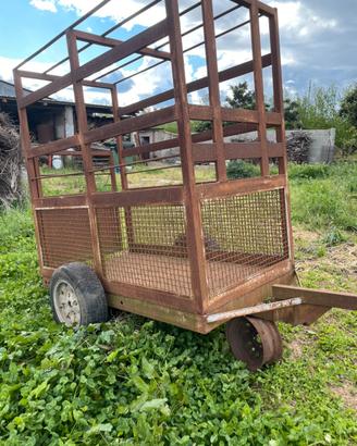 Carrello rimorchio trasporto animali