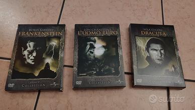 DVD Dracula, l'uomo lupo e Frankenstein 