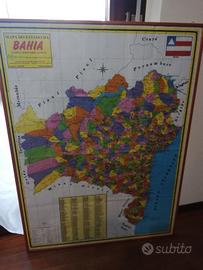 Quadro /Carta politica Bahia