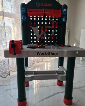 Workshop Bosch, 82 Pezzi, Piano di Lavoro per bamb