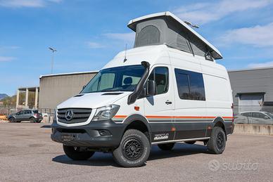 Sprinter 4x4 camper soffietto 4 posti letto