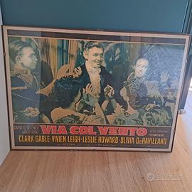 Manifesti originale film Via col Vento