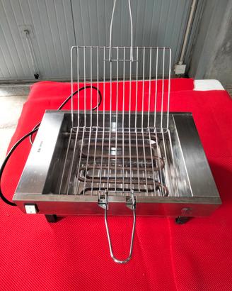 bistecchiera elettrica acciaio inox nuova 
