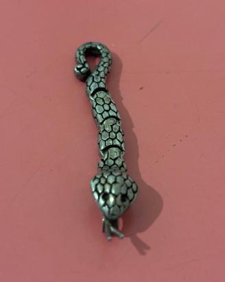 Ciondolo pendente serpente arg. 925.  10.2 grammi