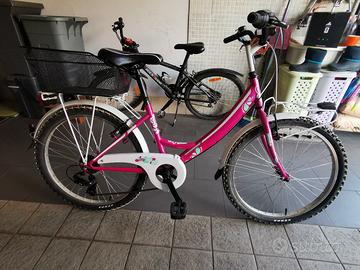 Bicicletta da ragazza taglia 24