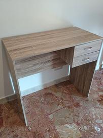 Scrivania con cassetti 80x40x77