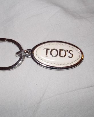 Portachiavi Tod's ovale colore stucco nuovo