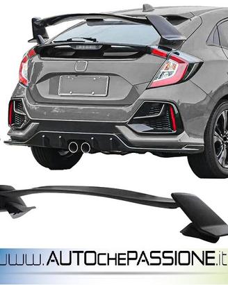Spoiler TR posteriore Honda Civic 16-20 hatchback