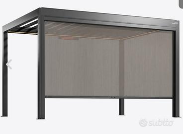 TENDA a RULLO SCORREVOLE  Pergola PERGOLUX da 4