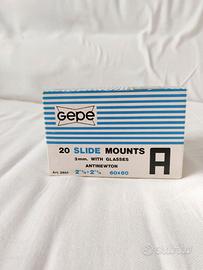 TELAIETTI DIAPOSITIVE GEPE PER PROIETTORE 6X6