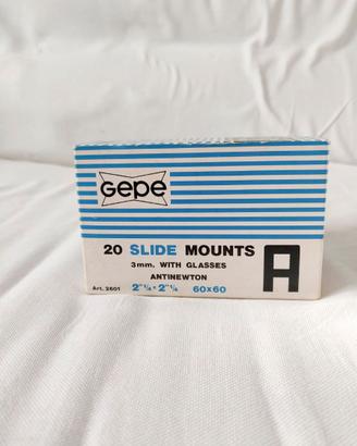 TELAIETTI DIAPOSITIVE GEPE PER PROIETTORE 6X6