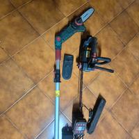 potatore allungabile +motosega 