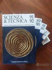 6 annuari Scienza e Tecnica-Est Mondadori 