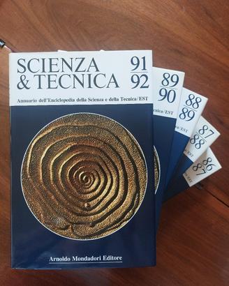 6 annuari Scienza e Tecnica-Est Mondadori 
