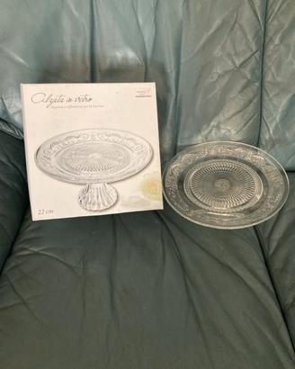 Alzata in vetro per dolci