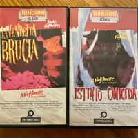 2 VHS della serie TV Freddy's Nightmare