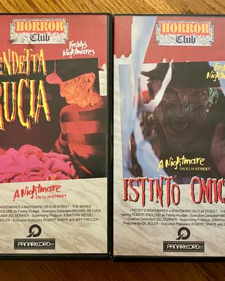 2 VHS della serie TV Freddy's Nightmare