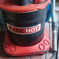 Aspiracenere e tubi scarico per stufa a pellet