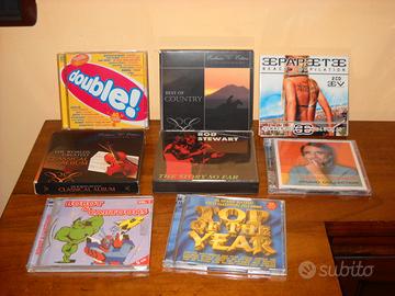 BOX DA 2 CD MUSICALI – LOTTO DI 8