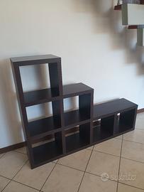 Libreria a scala simile Ikea con 7 vani a giorno
