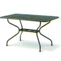 MWH Tavolo lamiera stirata 145x90 cm