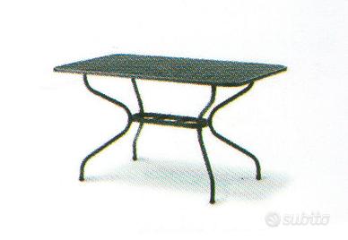 MWH Tavolo lamiera stirata 145x90 cm