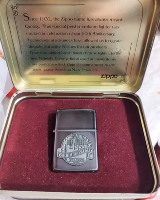 ZIPPO 60th ANNIVERSARY 1932–1992 - Vintage 