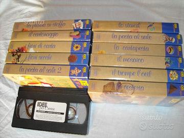 12 videocassette per bricolage