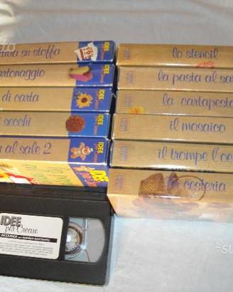 12 videocassette per bricolage