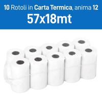 10 Rotoli in Carta Termica 57x18 mt | SPED. GRATIS