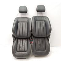 Set sedili anteriore in pelle nero 2.1d mercedes c