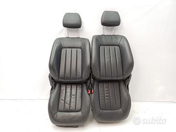 Set sedili anteriore in pelle nero 2.1d mercedes c