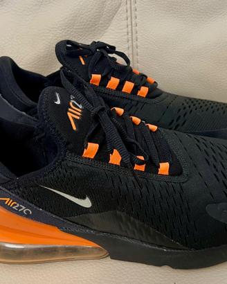 Nike Air Max 270 Black Total Orange 44.5  Original