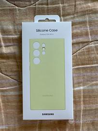 Samsung Cover S24 Ultra in silicone Light Green or