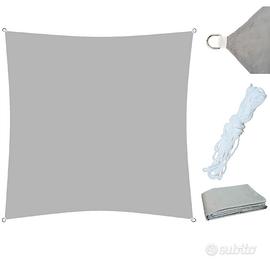 Tenda Vela 3,6x3,6 metri da sole per giardino