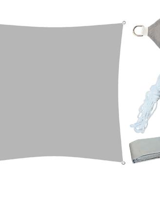 Tenda Vela 3,6x3,6 metri da sole per giardino