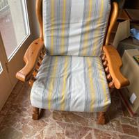 poltrona in legno 