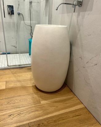 Lavabo da bagno freestanding in marmo