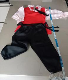 Costumi da PIRATA e MOSCHETTIERE 5 6 anni