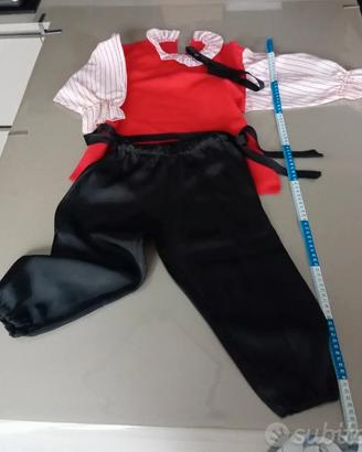 Costumi da PIRATA e MOSCHETTIERE 5 6 anni