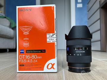 Sony DT 16-80mm F3,5-4,5 ZA - Attacco A per Sony