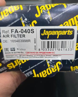 Filtro aria Renault dacia logan