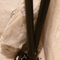 Lampione da giardino, palo con plafoniera