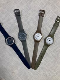 Lotto di 4 swatch gent monocolore