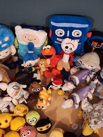 PUPAZZI VARI DI VIDEOGIOCHI, CARTONI, TRASMISSIONI